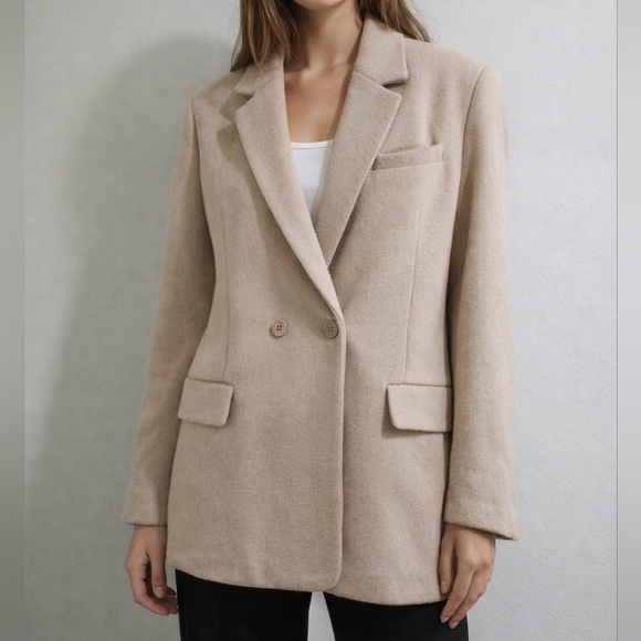 FRNCH Paris Oversized Blazer Jacket Size Small - Picture 2 of 8